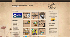 Desktop Screenshot of albanycountylibrary.org